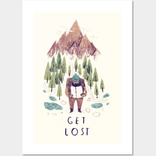 get lost Posters and Art